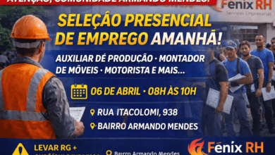Seleção presencial de emprego em Manaus Fênix RH com vagas para auxiliar de produção e motorista